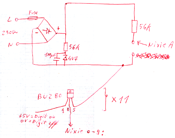 Schema met Mosfet