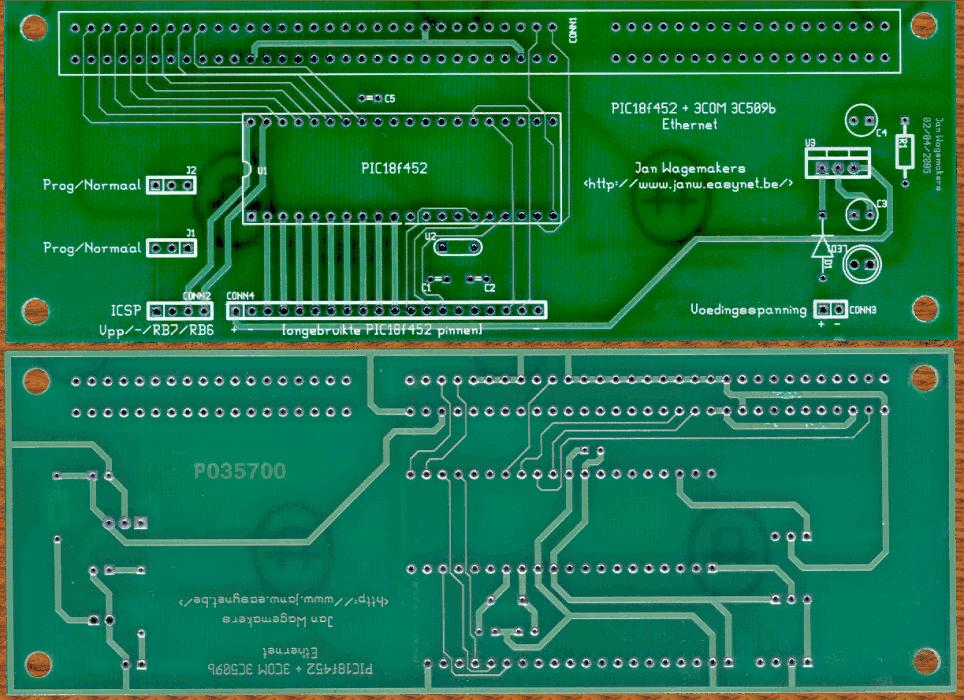 PCB front- and back-side