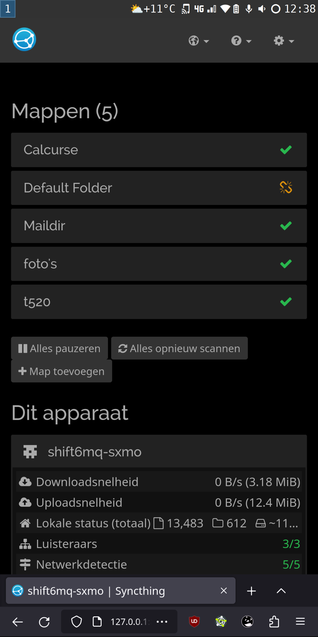 Shift6mq Firefox Syncthing
