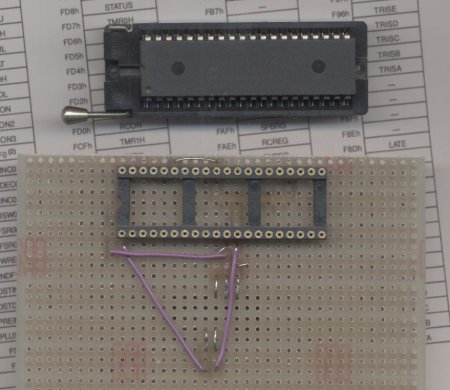 adapter voorkant met ZIF-socket los