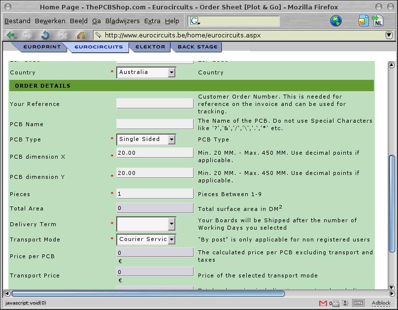 www.eurocircuits.be firefox pagina 2
